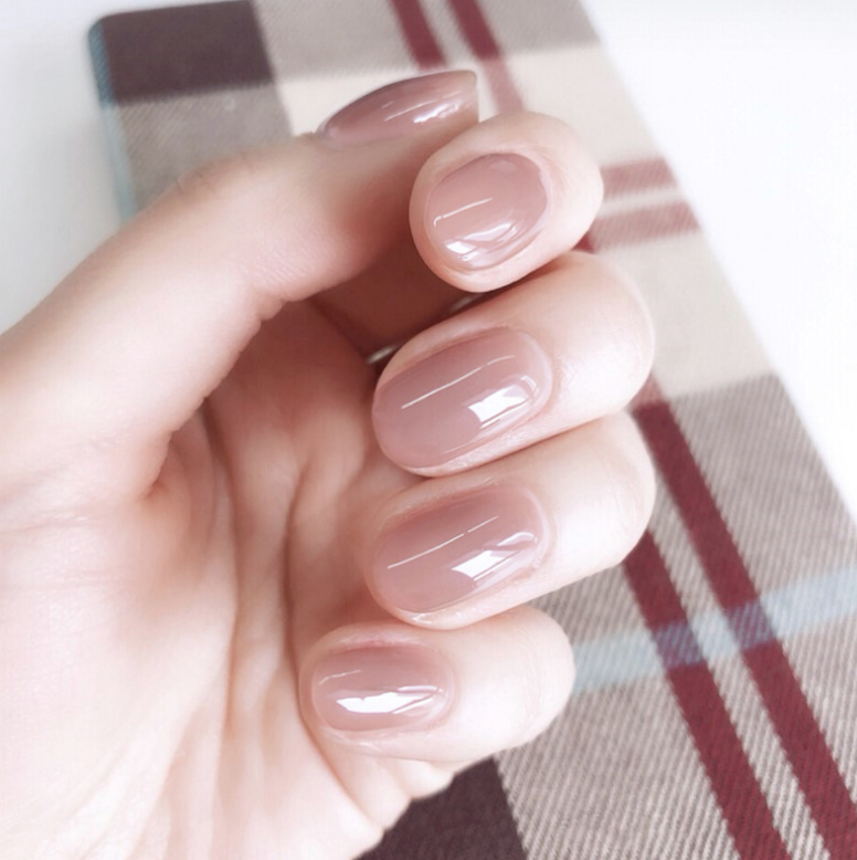 纯色短款假指甲片可拆卸穿戴美甲成品网红美甲贴片车厘子色手指甲橙粉