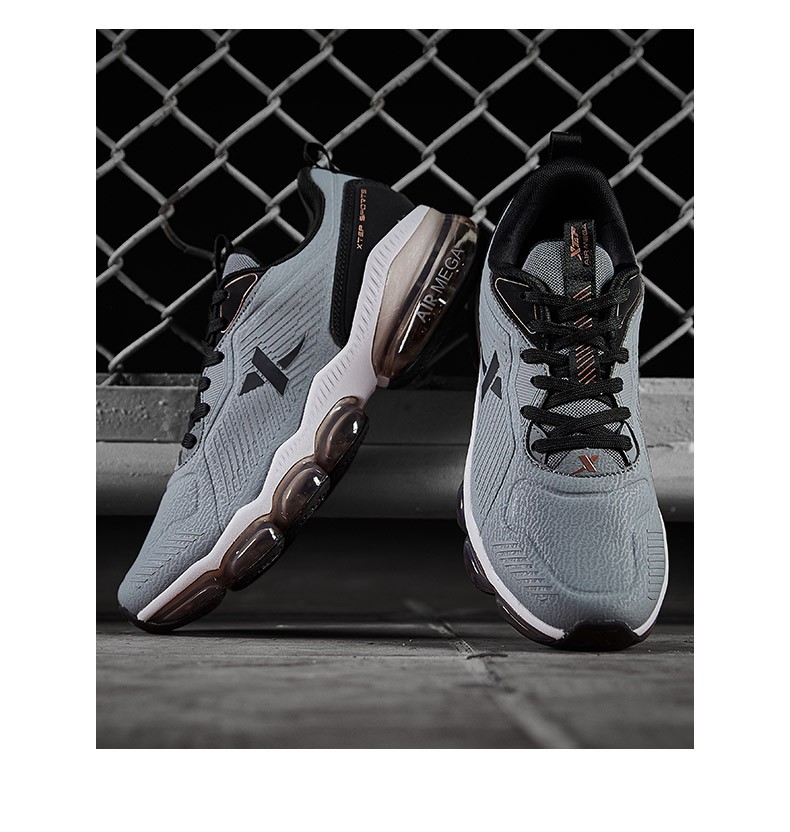 特步男鞋airmega20全掌气垫鞋舒适慢跑鞋休闲潮搭运动鞋子男士春秋