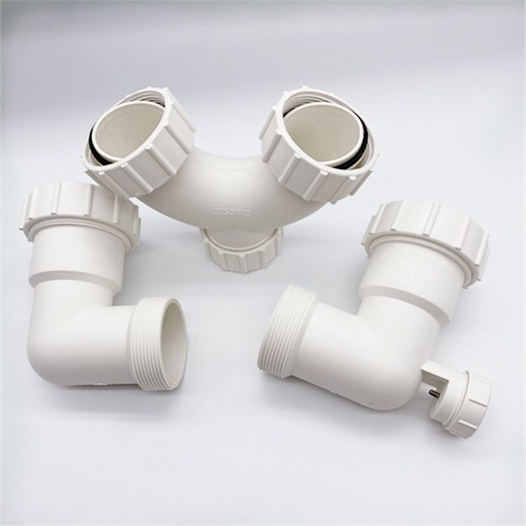 u型隔气存水弯pvc50排水管配件接头下水管防臭存水弯50隔气存水弯