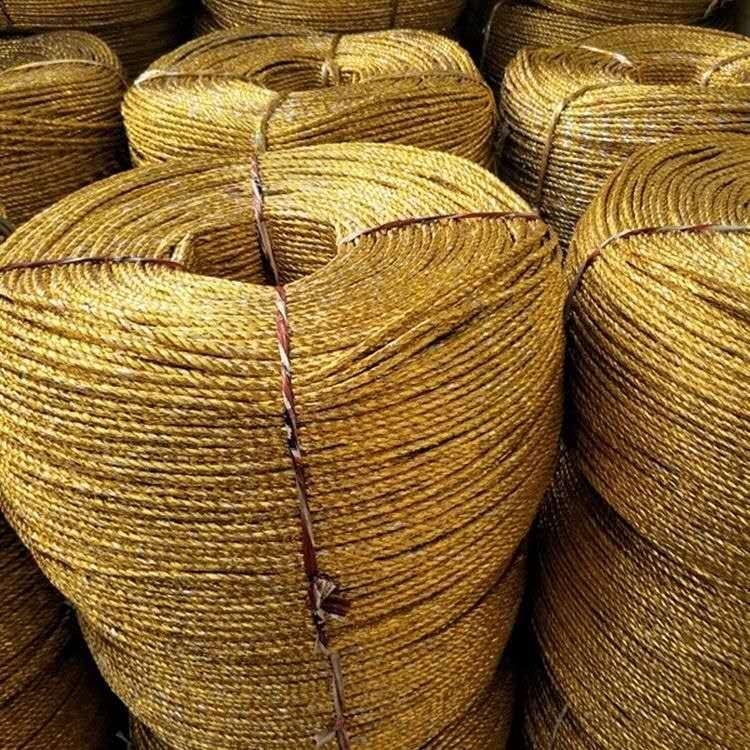 黄金绳打包绳大棚压膜绳吊秧绳废纸打包绳包装打捆订做逗乐奇80斤6mm