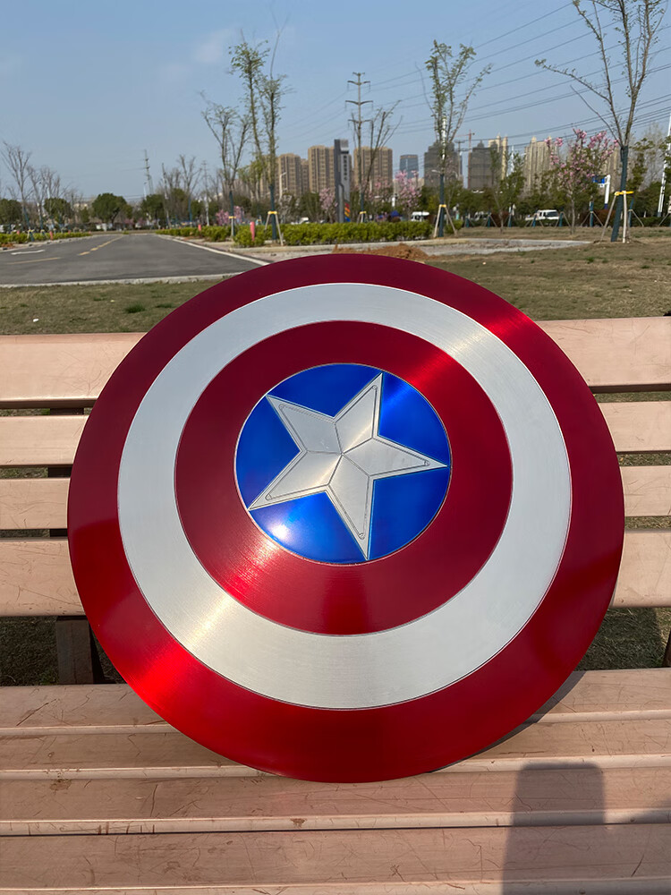 复仇者联盟美国队长盾牌全金属铝合金爪盾美队的圆盾1比1复仇者联盟