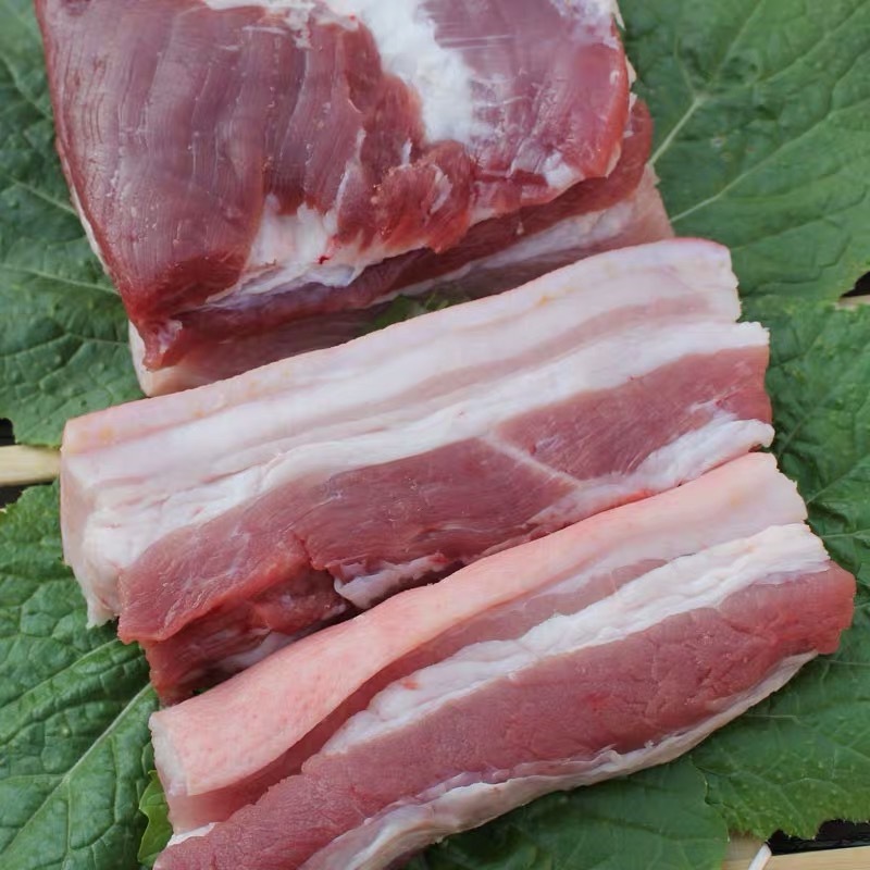 五花肉农家散养土猪肉前腿肉后腿肉新鲜现杀现发 宏嘉睿 里脊肉三斤装