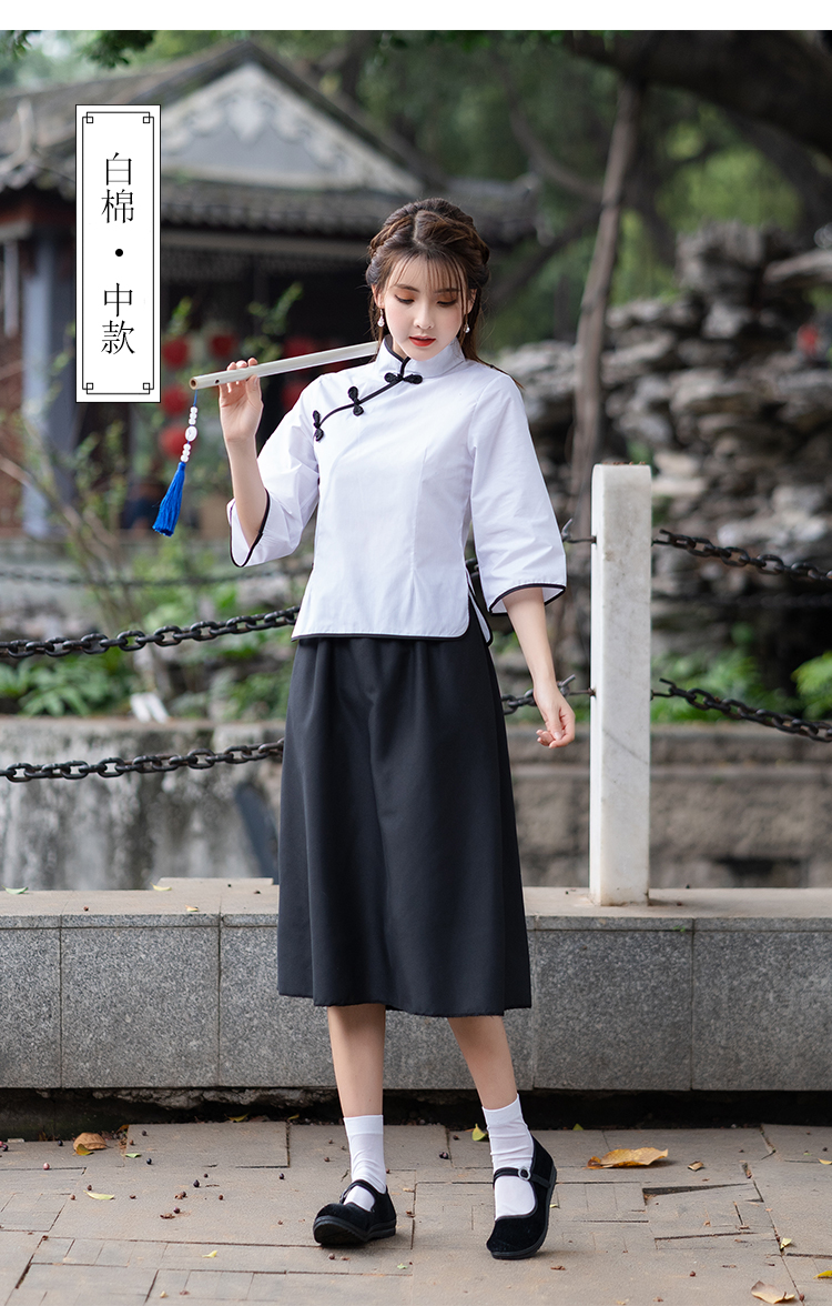 民国学生装五四运动女五四青年装风女装中山装男班服舞台表演合唱服装