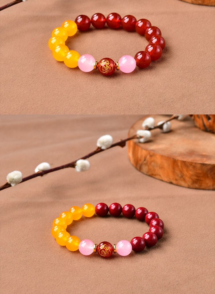 2022年灵缘祥安阁九玖艳增情增缘手链红鸾桃花人缘转运贵人珠手串红绳