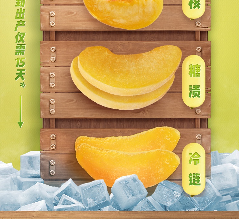 【三只松鼠_黄桃干/白桃干106gx2袋】休闲零食果脯蜜饯水果干 白桃干