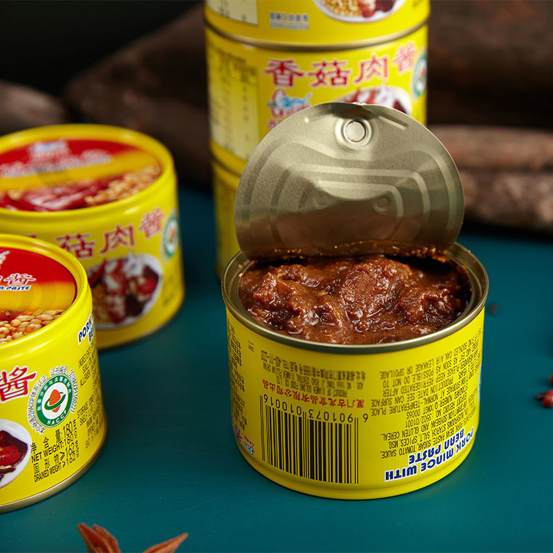 古龙肉酱罐头香菇肉酱180g*6罐猪肉酱速食拌饭酱拌意大利面酱食品