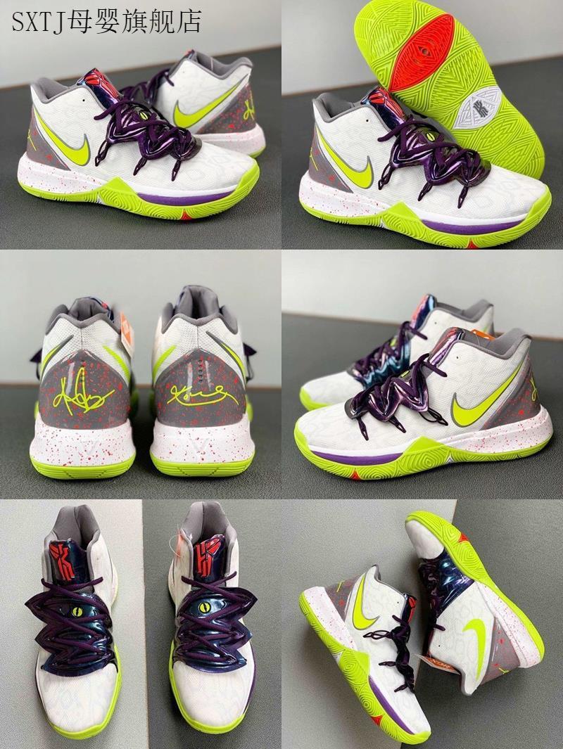 欧文5代篮球鞋男高帮5实战气垫耐磨运动鞋女鞋笑脸上帝之眼埃及鞋 5代