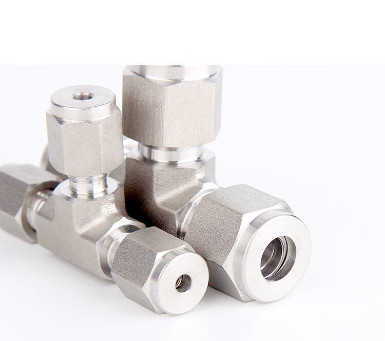 304卡套三通 不锈钢三通 三通接头 卡套接头 3mm【图片 价格 品牌