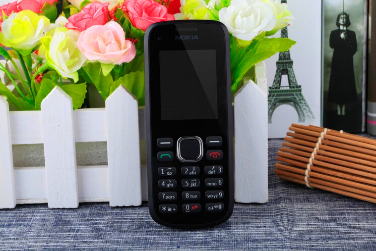 诺基亚c102超长待机按键直板商务学生大声音诺基亚黑色移动版移动99成