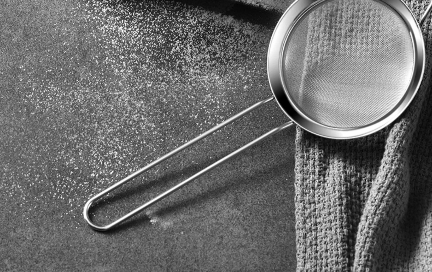 ym筛子面粉筛家用烘焙工具过筛304不锈钢过滤网筛粉器