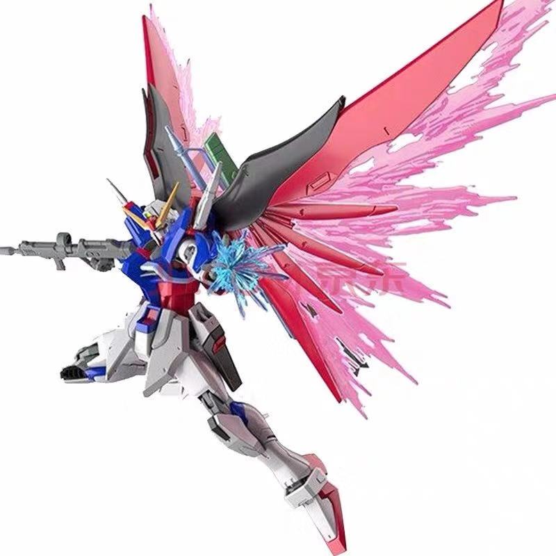 新款新款国产大班高达hg拼装模型核心战士00r七剑强袭自由命运盲盒hg