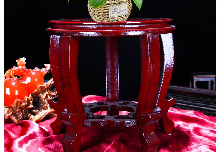 底座实木 花盆底座实木 根雕花瓶鱼缸 镇木质底座花盆花瓶底座托架