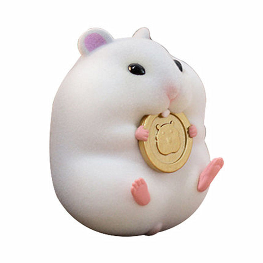 仓鼠盲盒 吃货套装一套系仓鼠系列可爱动物盲盒桌面蛋糕摆件 一代仓鼠