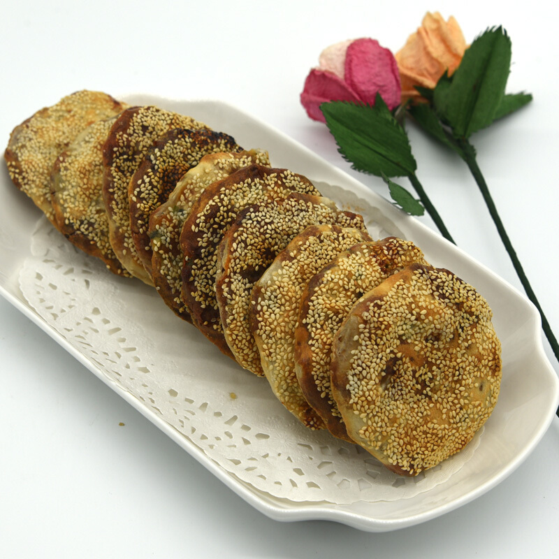 肉光饼福建闽东福州特产传统小吃福清永泰葱饼尤溪烧饼10个400g