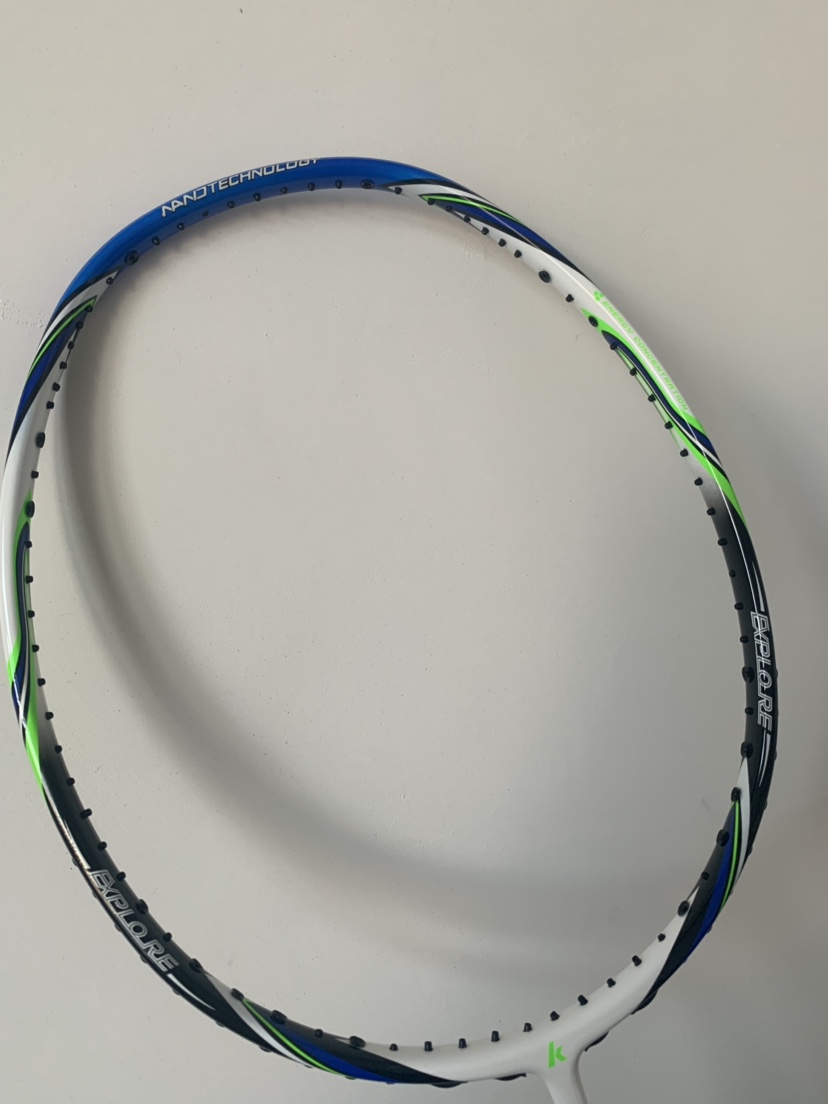 川羽毛球拍崎探索者kawasaki explore 全碳素26磅羽毛球 蓝绿色 成品