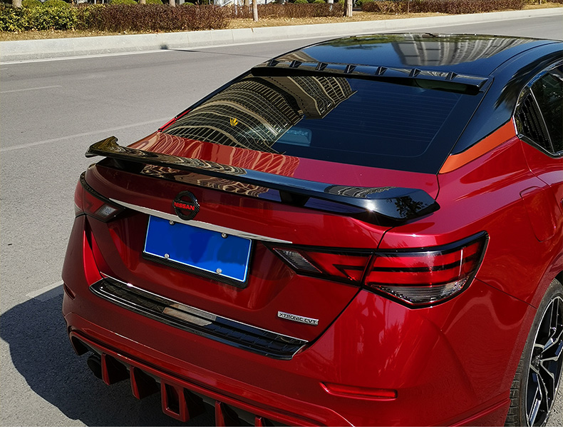 适用于2022款新轩逸尾翼14代轩逸改装1921款运动款压改装外观件后定风