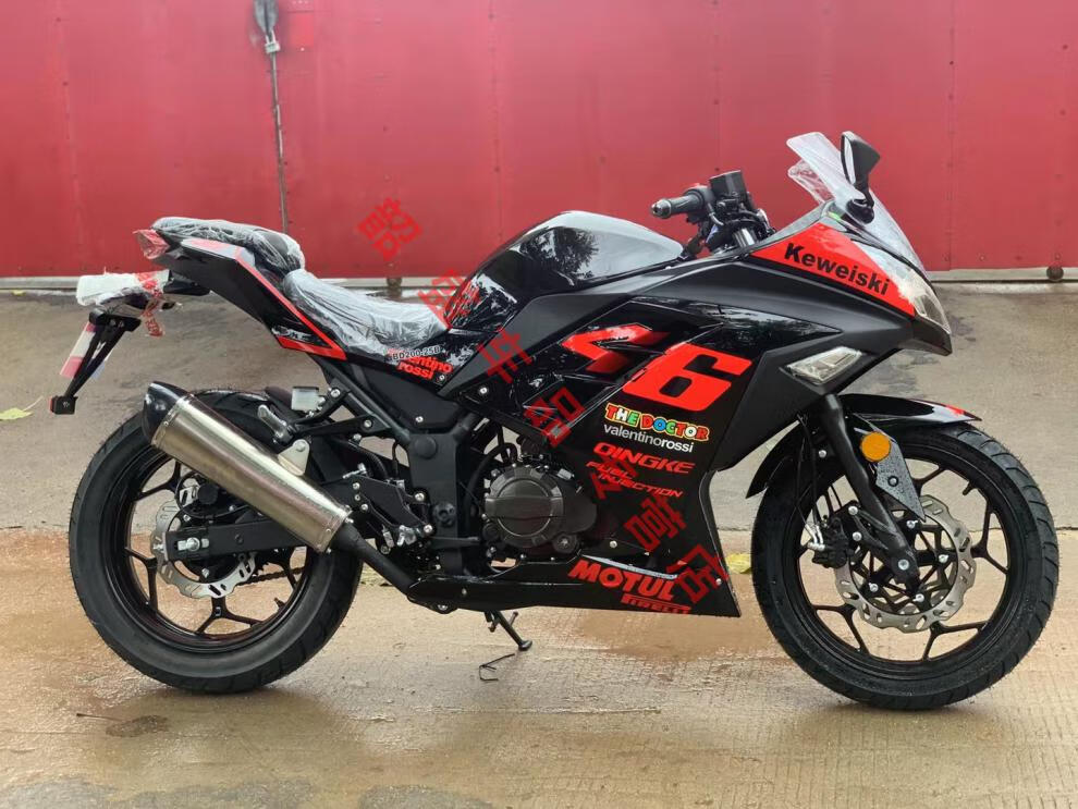 忍者200双缸跑车摩托车雅马哈r3地平线v6整车国产v6r3小全新国四200可