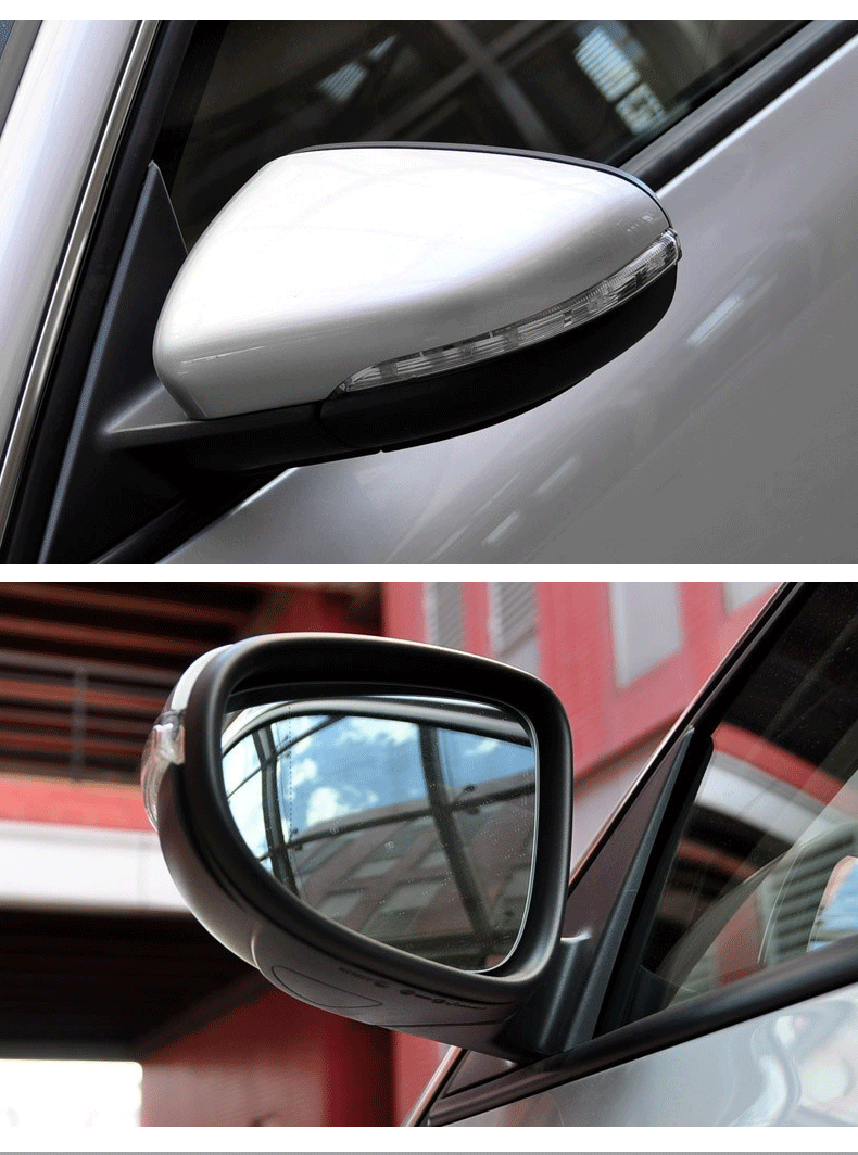 适用大众09-11款帕萨特新领驭左右后视镜倒车镜反光镜带烤漆总成 主