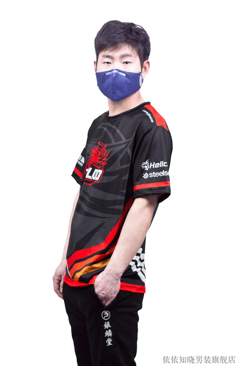 依依知晓 tyloo天禄吃鸡战队服csgo可订制id衣服短袖t恤电竞服比赛服