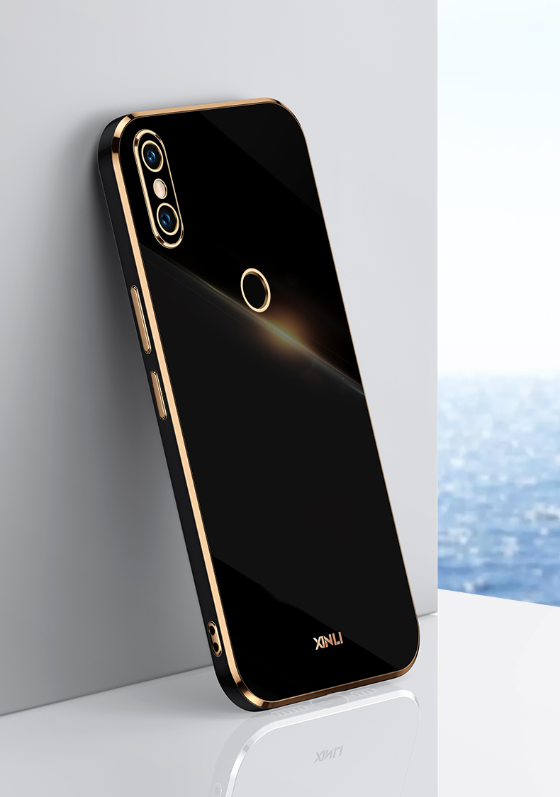 小米8手机壳mi8保护套魔方电镀硅胶软壳小米8经典直边镜头全包小米八