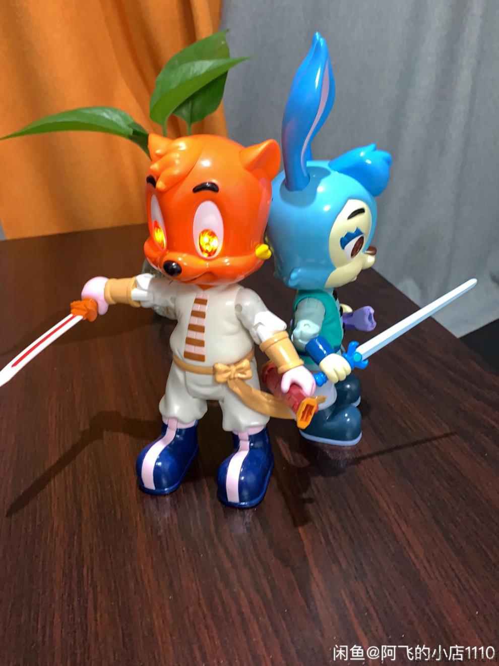虹猫蓝兔七侠传手办 虹猫蓝兔七侠传英雄玩偶 大号情怀玩具公仔哆嗦