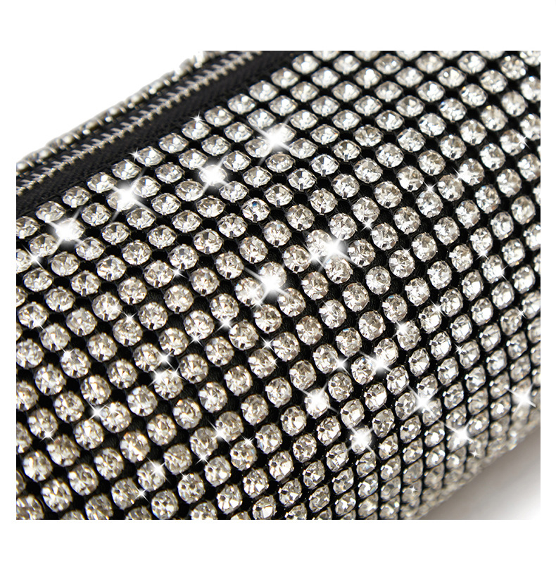 hz ck女包包包女2022新款满钻钻石腋下包高品质单肩斜挎链条水钻小