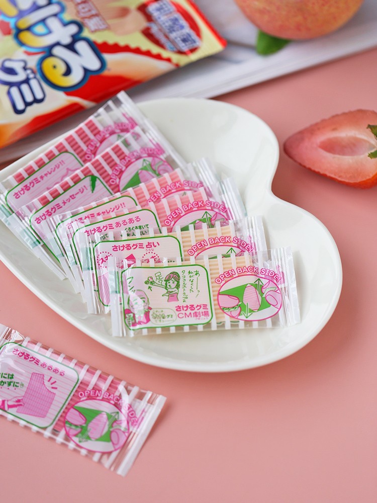 日本悠哈uha味觉糖萨可爱柠檬味软糖网红长条手撕软糖30g悠哈酸柠檬味