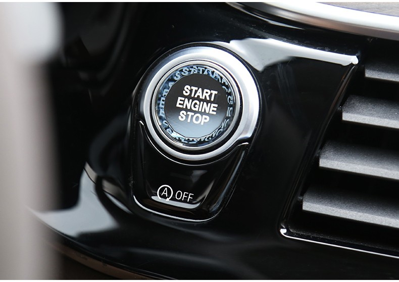 佐膀适用于宝马启动按钮水晶新x1x3x5x61325系一键启动水晶按键替换