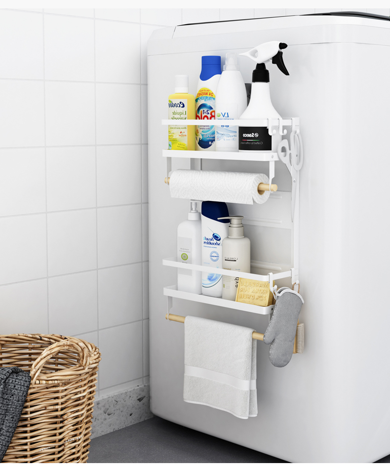 6060冰箱挂架侧壁厨房磁吸冰箱侧壁挂架调味品置物架免打孔磁铁