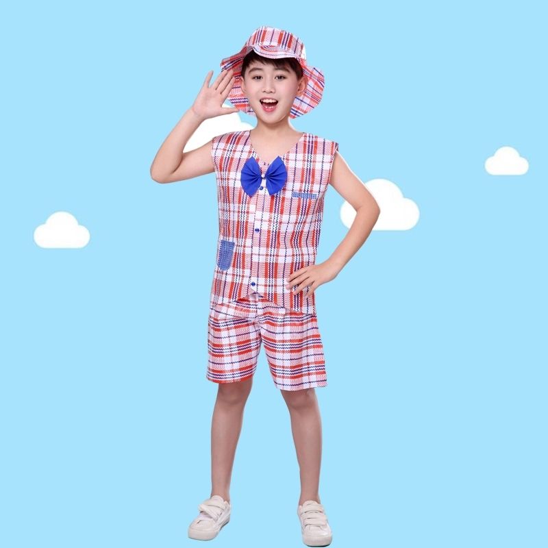 丹仔幼儿园环保服装儿童元旦表演服亲子手工制作diy创意衣服男女童