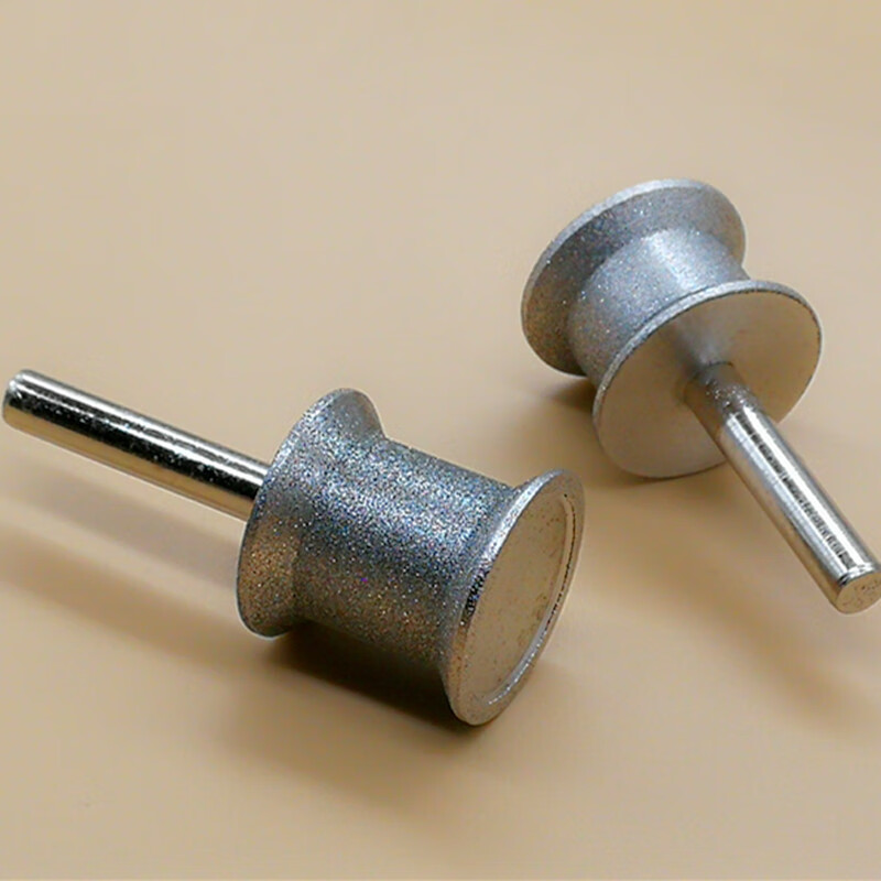 金刚石玻璃磨轮瓷砖直角修边茶几鱼缸打磨片倒角器砂轮头专用工具 3mm