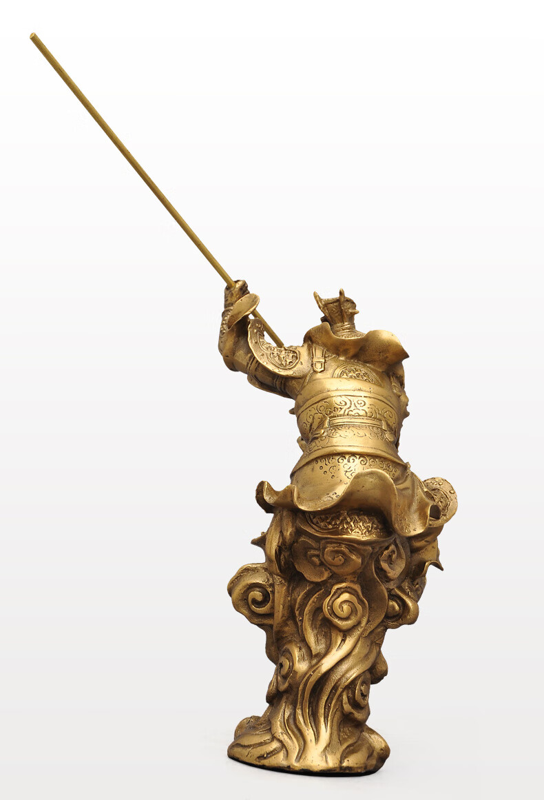 美猴王孙悟空摆件全铜齐天大圣佛像斗战胜佛铜猴子风水家居装饰品7寸