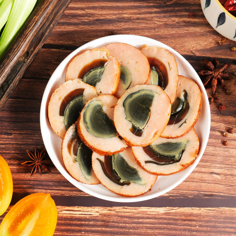 松花鸡腿肠250g东北特产松花鸡腿皮蛋肠卤味熟食鸡腿小吃零食即食 250