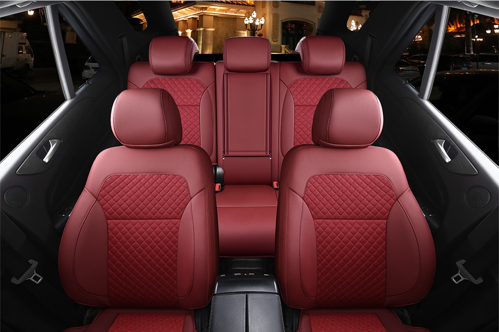 汽车亚麻坐垫四季通用座垫全包围座套奔驰c200le300lglc260a200lgl