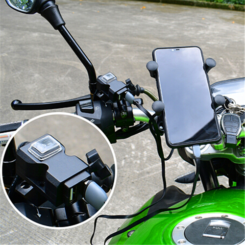 电动车摩托车usb手机充电器电源适配器5v1a手机支架充电器普通15a低配
