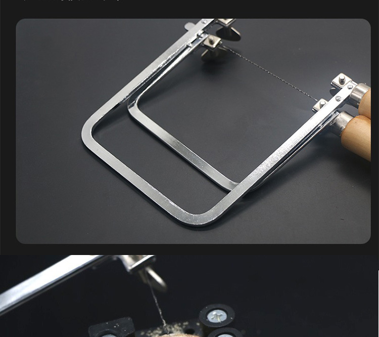 线锯弓锯条u型锯曲线拉花锯木工首饰小手工模型锯钢丝锯打金工具40