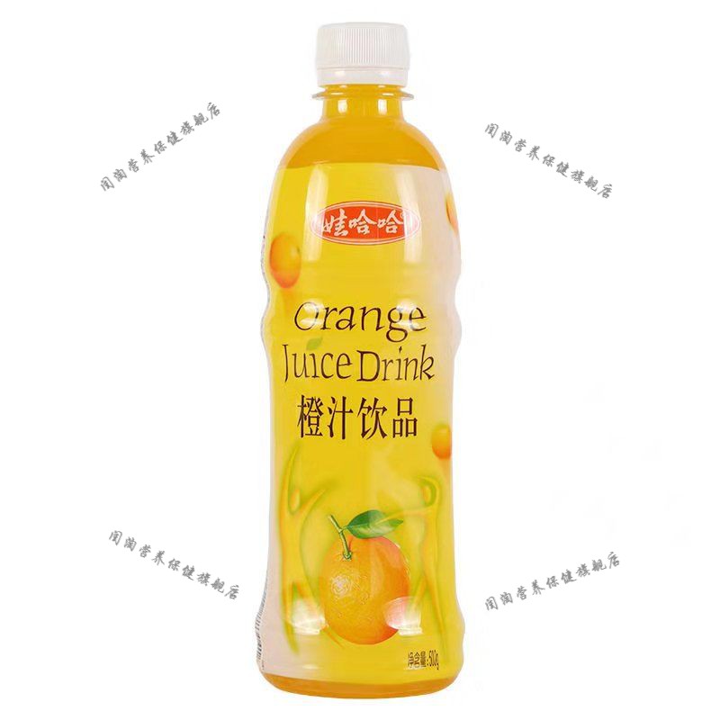 娃哈哈新货橙汁500ml15瓶饮料水蜜桃葡萄汁混合夏季整箱紫葡萄汁15瓶