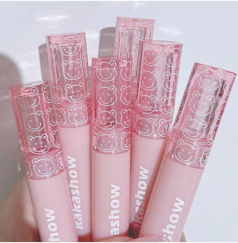 pinkbear泡泡唇釉泡泡熊水光唇釉镜面折光感嘟嘟唇唇蜜显白口i红品牌