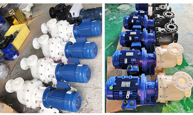 氟塑料耐酸碱泵pvdf防腐蚀大流量工业污水提升泵耐高温循环化工泵pp3