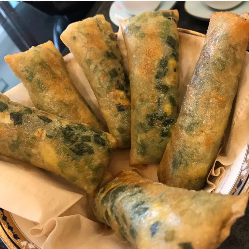 苏北春卷荠菜春卷东台春卷皮子手工春卷成品东台特产家乡味荠菜猪肉