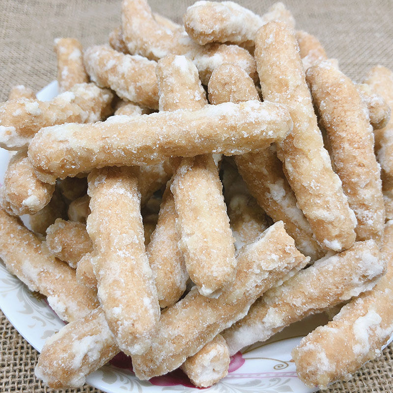 儿时怀旧味道兰花根传统糕点零食老式花根零食1斤1斤