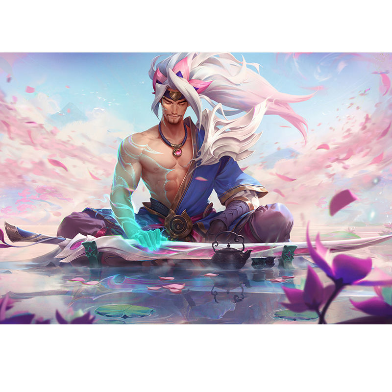 英雄联盟背景布 网红ins英雄联盟lol直播背景布挂布房间学生宿舍装饰