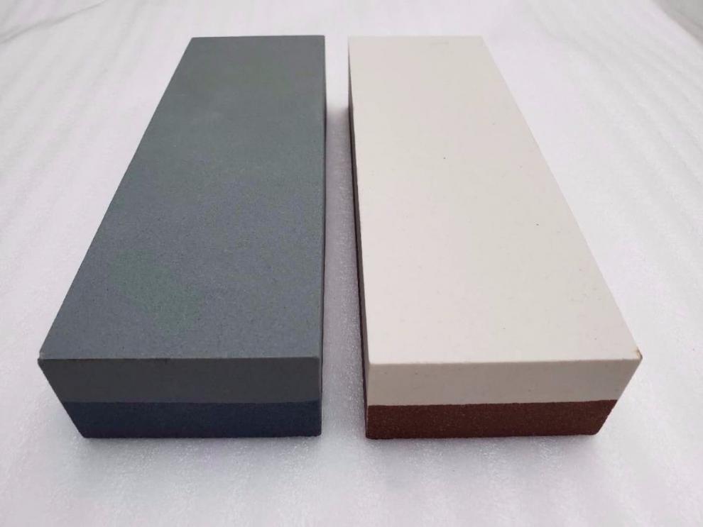 磨刀石家用双面油石粗磨细磨砥石磨刀架砀石家用石头天然 小号磨刀石