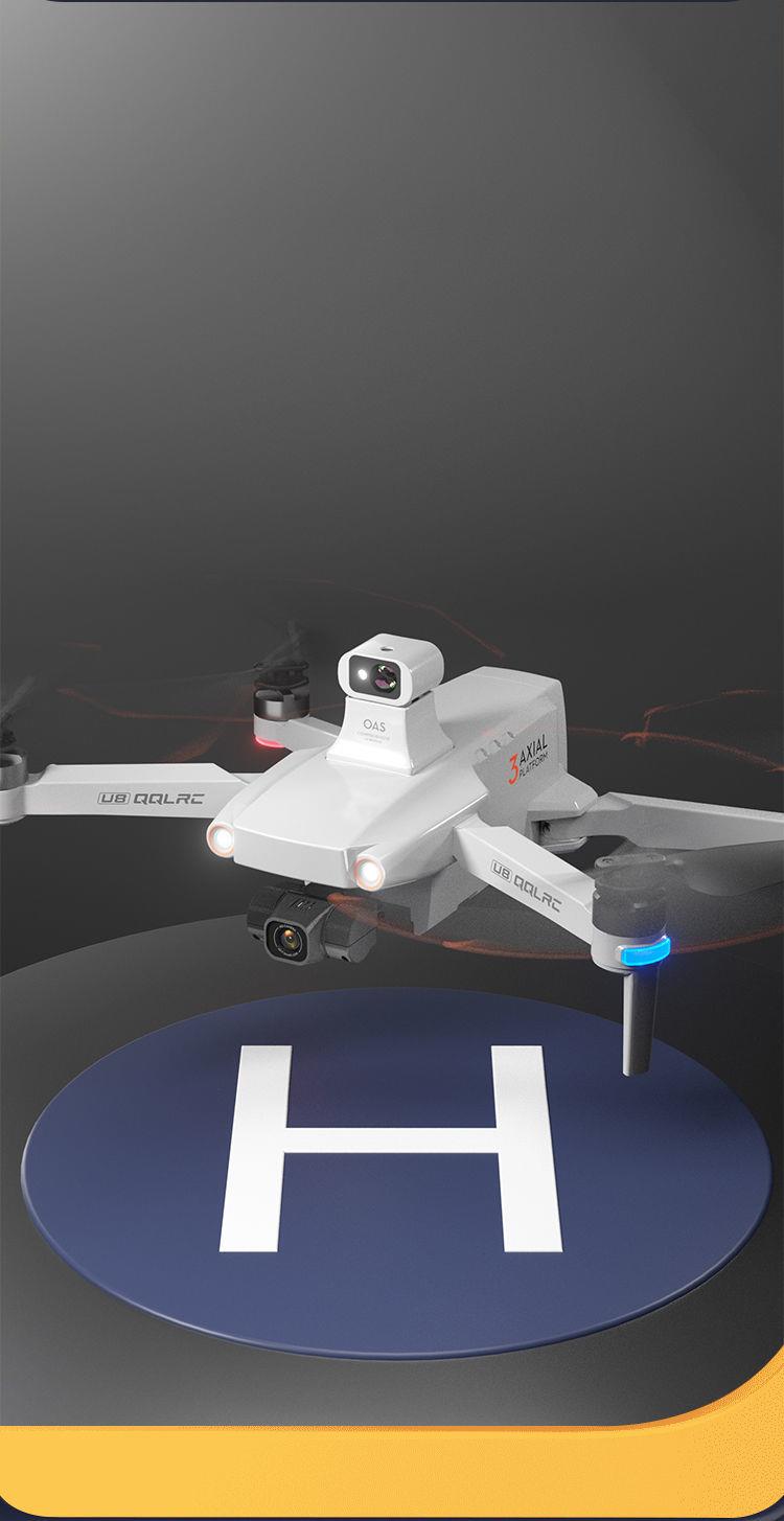 兽3e无人机智能避障无人机航拍器4k高清三轴防抖eis增稳云台遥控飞机