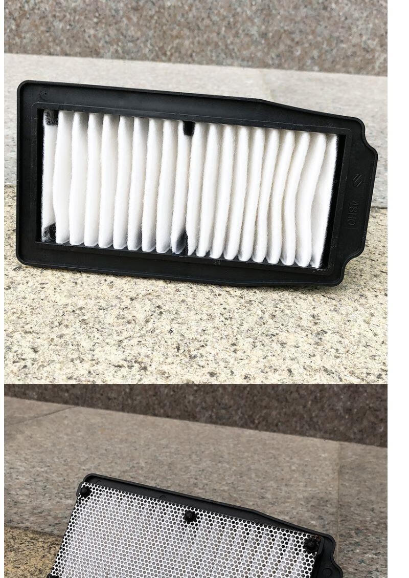 工马豪爵铃木骊驰gw250滤芯gsx250r格机滤dl250空气滤清器空滤2个