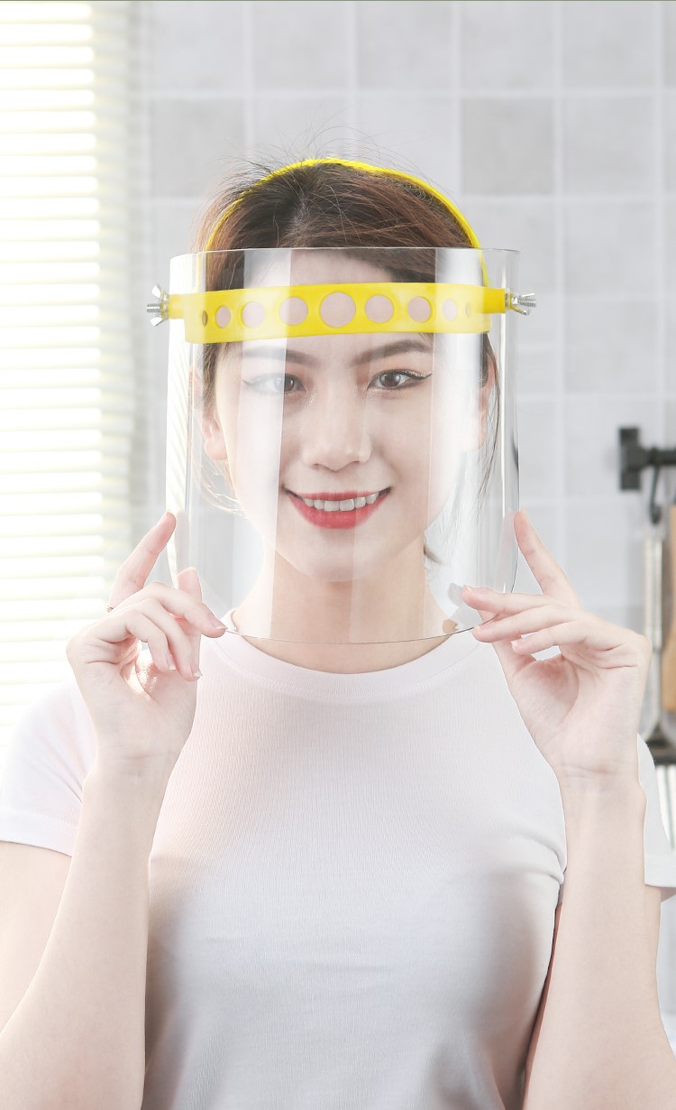 厨房烧饭防油溅 防油烟面罩女遮脸炒菜厨房烧饭防油溅透明面屏专用
