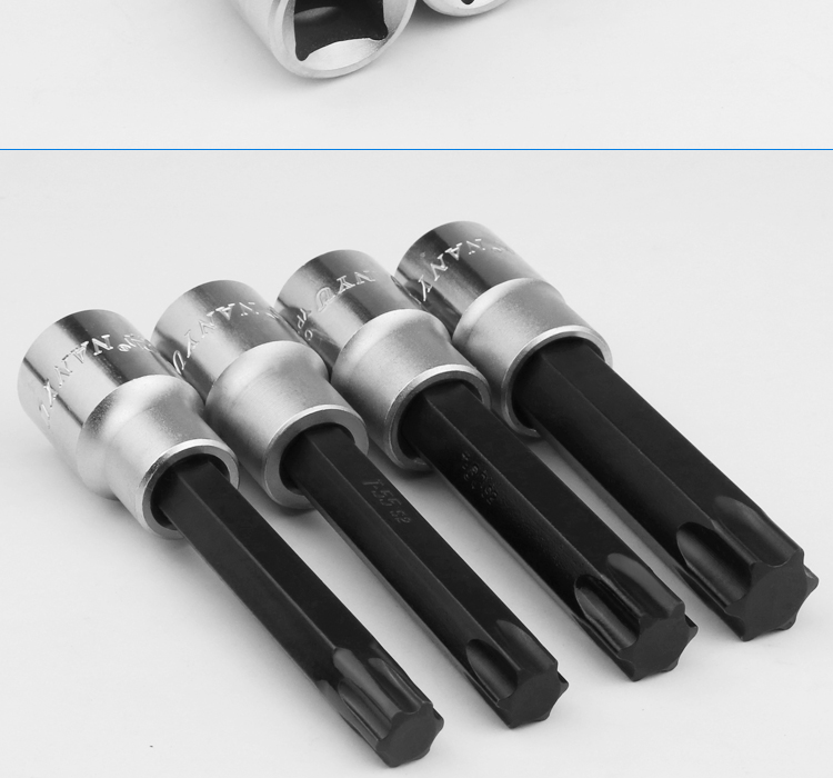 t30梅花内六角扳手t55t35t40t45工具t50套筒电动批头100长旋具t60