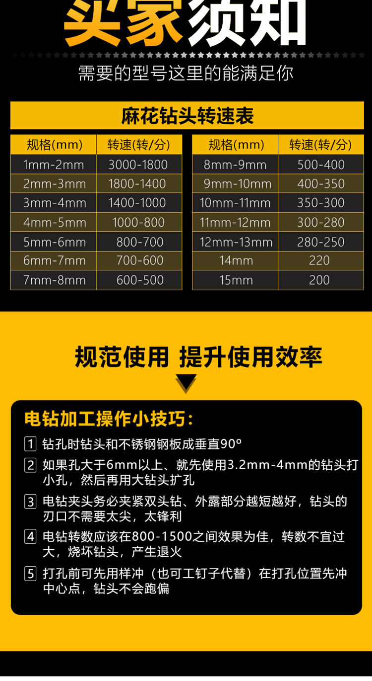 m35含钴高速钢双头麻花钻头304不锈钢双头钻双刃含钴钻头42mm十支