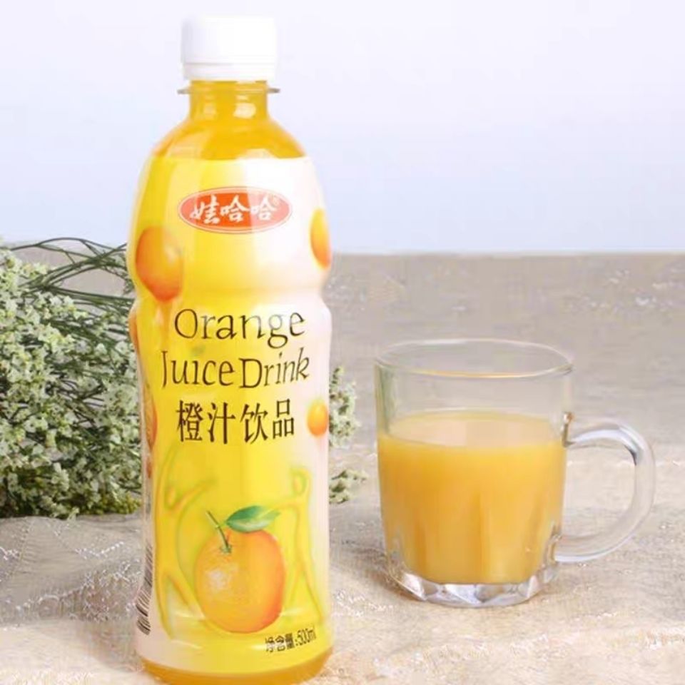 娃哈哈冰红茶500ml68瓶娃哈哈冰红茶绿茶水蜜桃橙葡萄夏日饮品晶莹
