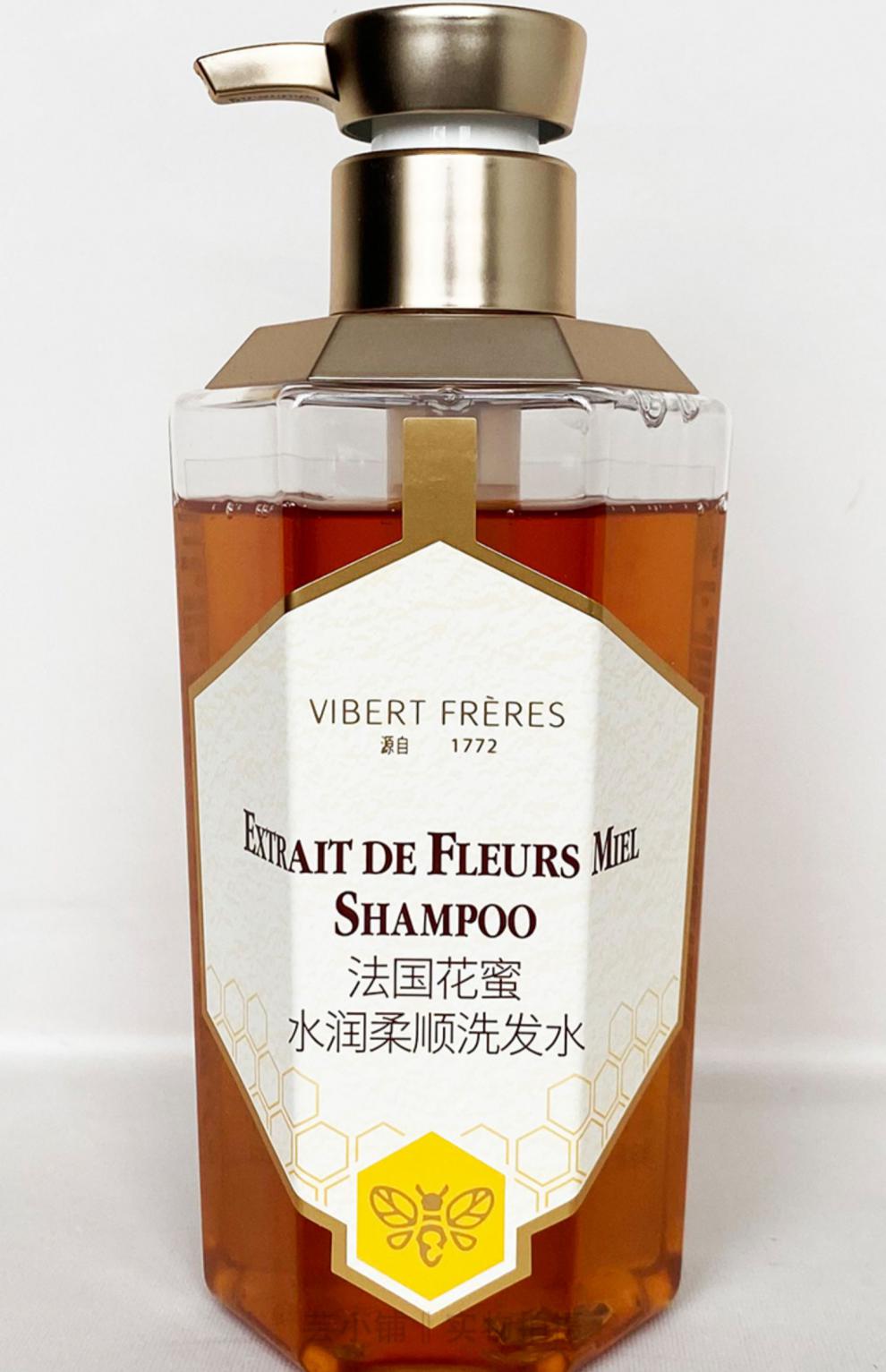 薇弗洗发水法国vf微薇弗洗发水乳花蜜水润改善干枯毛躁顺滑香氛洗发露